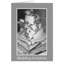 wedding laden Kucheneinladung ein Grußkarte