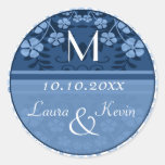 Wedding personalisiertes Monogramm Sticker