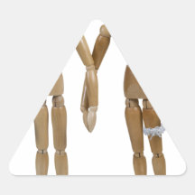 WeddingTraditionalBrideGroom121512.png Dreieckige Aufkleber