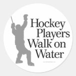 Weg auf Wasser Runde Sticker