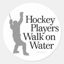 Weg auf Wasser Runde Sticker