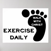 Weg mit Christus Plakat