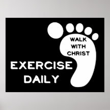 Weg mit Christus Poster