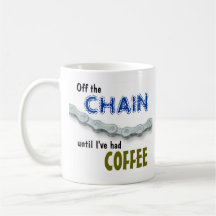 Weg von der Kettenkaffeetasse