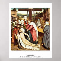 Wehklage durch Meister von Dackel Schotten Altar Plakatdruck