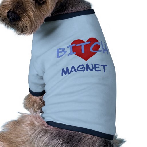 Weibchen-Magnet-Haustier-Kleidung Hund T Shirt