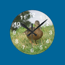 Weibliche Stockenten-Enten-Wanduhr wanduhren