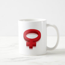 WEIBLICHES SYMBOL TEE TASSE