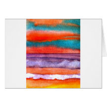 Weiche Sun-Spiel-Strand-Sonnenuntergang-Ozean-Well Karten
