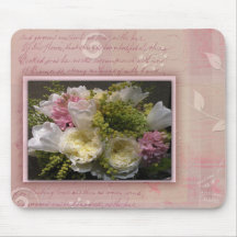 Weiches Blumenmuster Mauspad