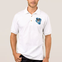 Weihnachten - blaue Schneeflocken - Boston Terrier Shirt