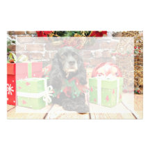 Weihnachten - Cocker spaniel - Lilie Büropapier