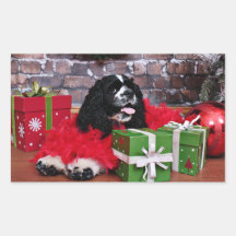 Weihnachten - Cocker spaniel - Maggie Aufkleber