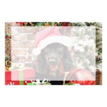 Weihnachten - Cocker spaniel X - Pfeffer Individuelle Büropapiere