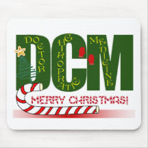 WEIHNACHTEN FRÖHLICHES DCM - DOKTOR CHIROPRACTIC M MAUSPAD
