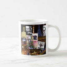 Weihnachten in der Stadt, Knoxville, Tennessee Kaffeetasse