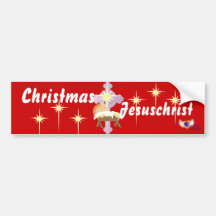 Weihnachten ist Jesuschrist-Besonders anfertigen Autoaufkleber