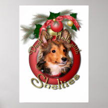 Weihnachten - Plattform die Hallen - Shelties - Fa Plakatdrucke