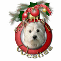 Weihnachten - Plattform die Hallen - Westies Foto Ausschnitte