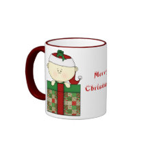 Weihnachten Sankt Baby-Rot Teetasse
