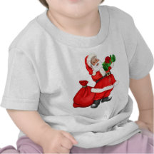 Weihnachten Sankt mit Geschenken Shirt