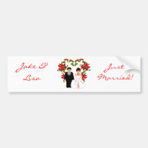Weihnachten/verheirateter Stoßaufkleber Dezembers  Auto Sticker