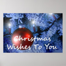 Weihnachten wünscht Plakat