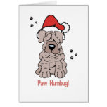 WeihnachtenSharpei Hund Grußkarten