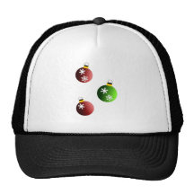 Weihnachtsbälle Baseballcaps