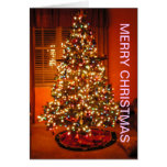 Weihnachtsbaum-Gruß-Karte