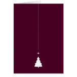 Weihnachtsbaum-Grußkarte
