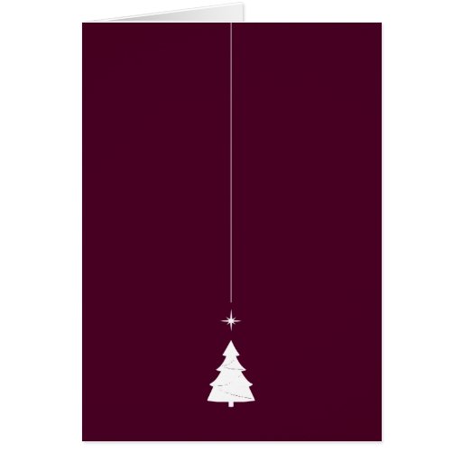 Weihnachtsbaum-Grußkarte