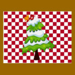 Weihnachtsbaum-Postkarte postkarten