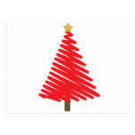 Weihnachtsbaum-Thema Postkarten