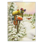 Weihnachtsbriefkästen Grußkarten