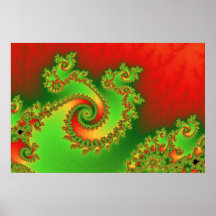 Weihnachtsdreifaches Rotations-Plakat