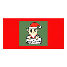 Weihnachtself Photokarten