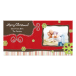 Weihnachtsfamilien-Foto-Karte Photo Karten Vorlage