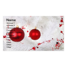 Weihnachtsflitter-Visitenkarte