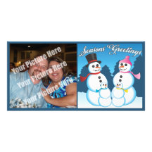 Weihnachtsfoto Card006 Individuelle Foto Karten