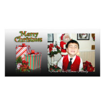 Weihnachtsfoto-Kartengeschenke Individuelle Foto Karte