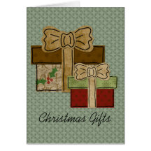 Weihnachtsgeschenk-Gruß-Karte