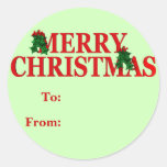 Weihnachtsgeschenk-Umbauten Sticker