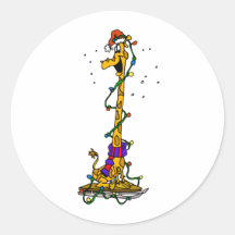 Weihnachtsgiraffe Sticker