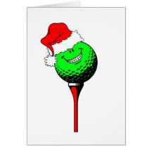 Weihnachtsgolf Karte