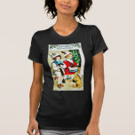 Weihnachtsgruß mit zwei Kindern, man spielt Tromme Tshirt