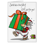 Weihnachtskarte voll der Liebe