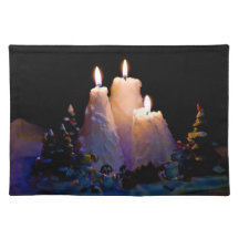 Weihnachtskerzen 2 tischset