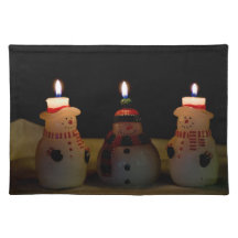 Weihnachtskerzen 3 tischset