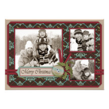 Weihnachtsklassische Einladungs-Karte 2